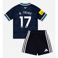 Newcastle United Bazoumana Toure #17 Bortatröja Barn 2026-27 Kortärmad (+ Korta byxor)